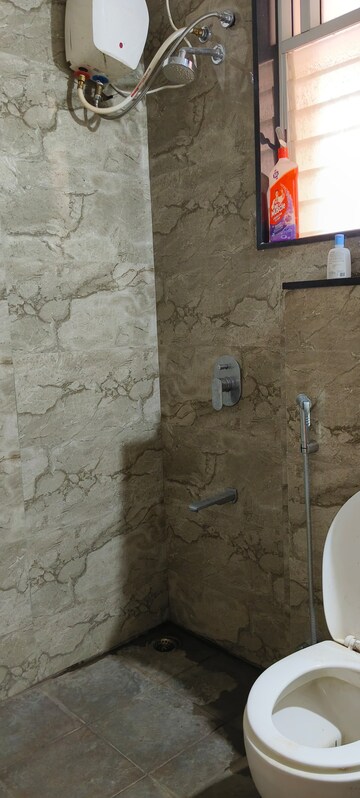 Bathroom in 2 BHK Apartment at Nyati Elysia, Kharadi – for Rent
