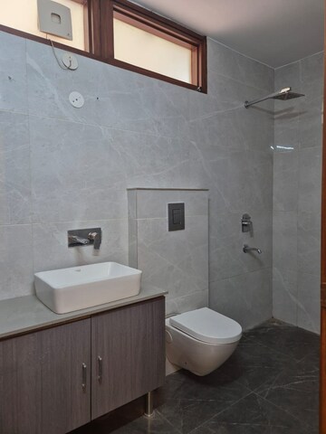 Bathroom in 3 BHK Builder Floor at Vasant Kunj – for Rent