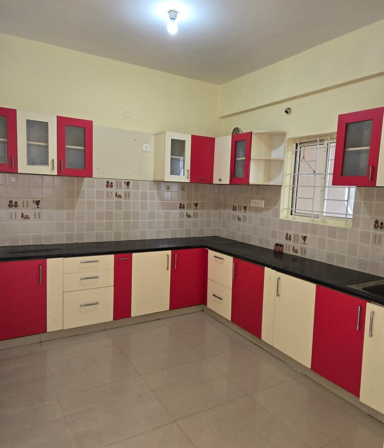 Kitchen, jalahalli 3 Bedroom 1560 Sq.Ft. Apartment In Jalahalli Bangalore 8818522