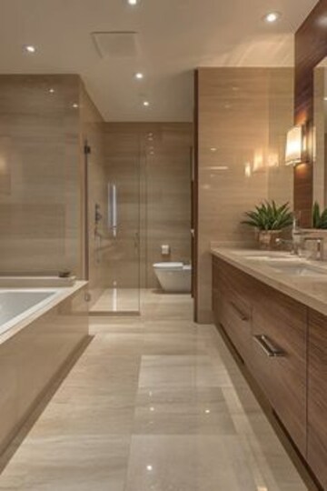 Attached Bathroom in 6+ BHK Villa at Connaught Place – for Rent