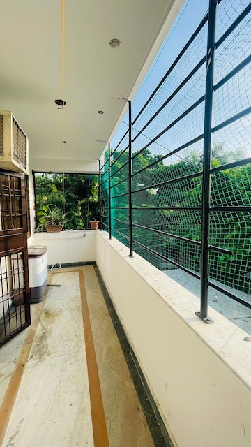 Balcony in 3 BHK Builder Floor at Sector 28 – for Rent