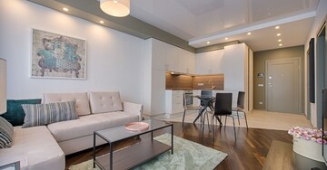 Living Room in 4 BHK Apartment at Sector 22a Yamuna Expressway – for Sale