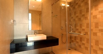 Bathroom in 2.5 BHK Apartment at Brigade Tech Gardens, Brookefield – for Rent