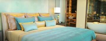 Living Room in 4 BHK Apartment at K Raheja Artesia, Worli – for Rent