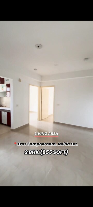 Building Lobby in 2 BHK Apartment at Eros Sampoornam Mart, Sector 2 Greater Noida – for Sale
