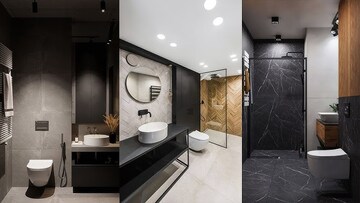 Bathroom in 2 BHK Builder Floor at Defence Colony – for Rent