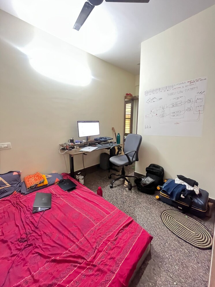 Master Bedroom, new thippasandra 2 Bedroom 1100 Sq.Ft. Builder Floor In New Thippasandra Bangalore 8818742