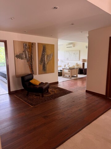 Living Room in 3 BHK Builder Floor at Defence Colony – for Rent