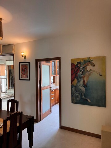 Living Room in 3 BHK Builder Floor at Defence Colony – for Rent