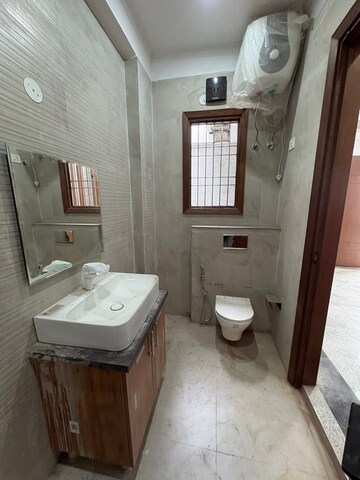 Bathroom in 2 BHK Builder Floor at Meet Apartments, Burari – for Sale