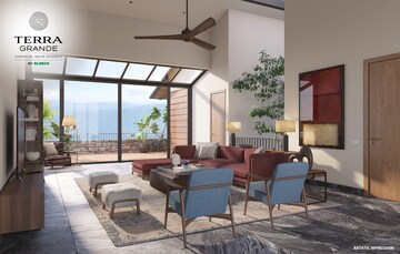 Living Room in 3 BHK Villa at Kasauli – for Sale