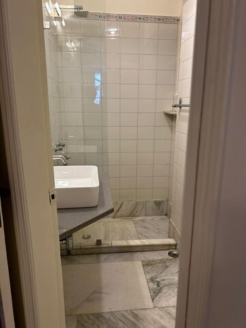 Bathroom in 3 BHK Builder Floor at Defence Colony – for Rent