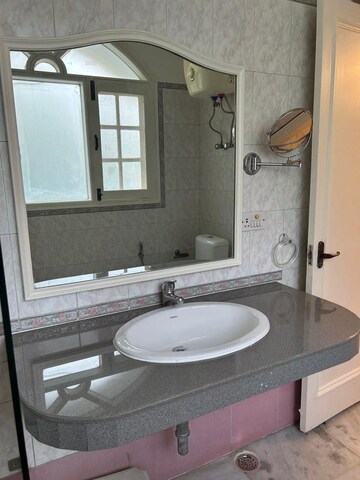 Bathroom in 3 BHK Builder Floor at Defence Colony – for Rent