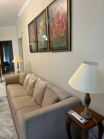 Living Room in 3 BHK Builder Floor at Defence Colony – for Rent