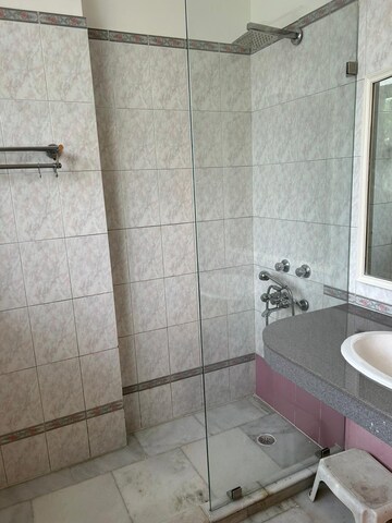 Bathroom in 3 BHK Builder Floor at Defence Colony – for Rent