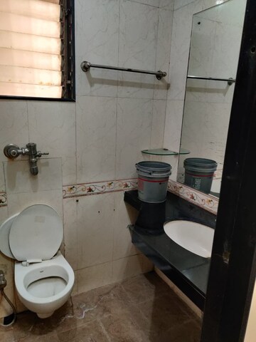 Bathroom in 2 BHK Apartment at Lake Florence, Powai – for Rent