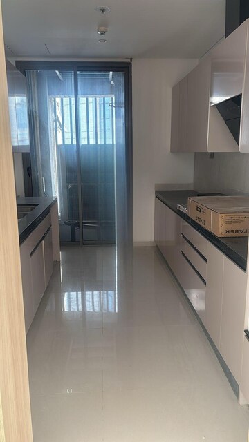 Kitchen in 4 BHK Apartment at Rustomjee Crown, Prabhadevi – for Rent