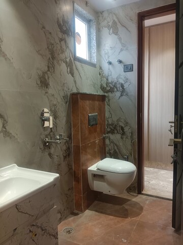 Bathroom in 3 BHK Builder Floor at Prashant Vihar – for Sale