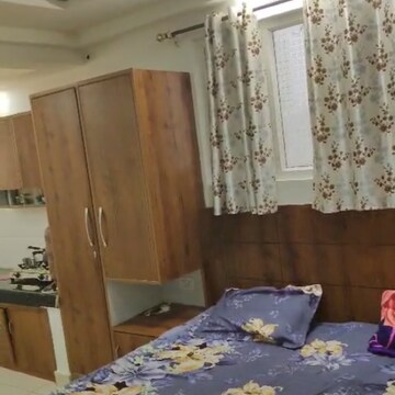 Living Room in 1 RK Apartment at DLF Pink Town House, Dlf City Phase 3 – for Rent