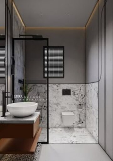 Attached Bathroom in 6+ BHK Villa at Nizamuddin – for Rent