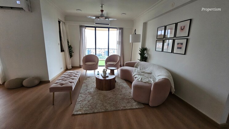 Living Room, hiranandani-gardens-solitaire 4 Bedroom 2300 Sq.Ft. Apartment In Powai Mumbai 8819066