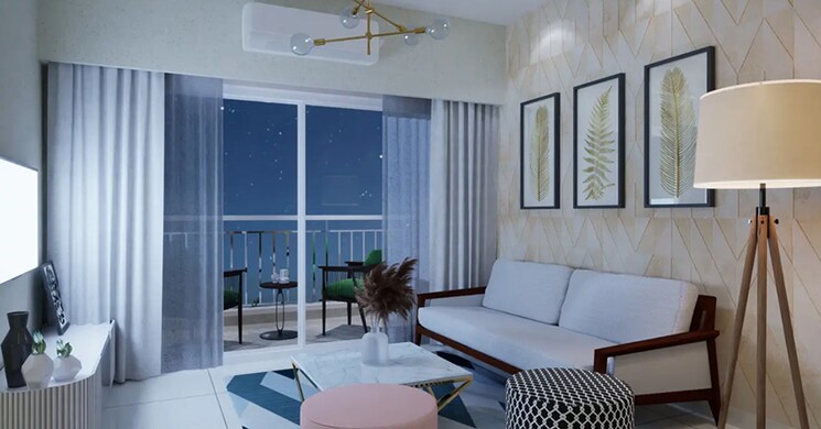 Living Room, brigade-nanda-heights 3 Bedroom 1495 Sq.Ft. Apartment In Padmanabha Nagar Bangalore 8819203