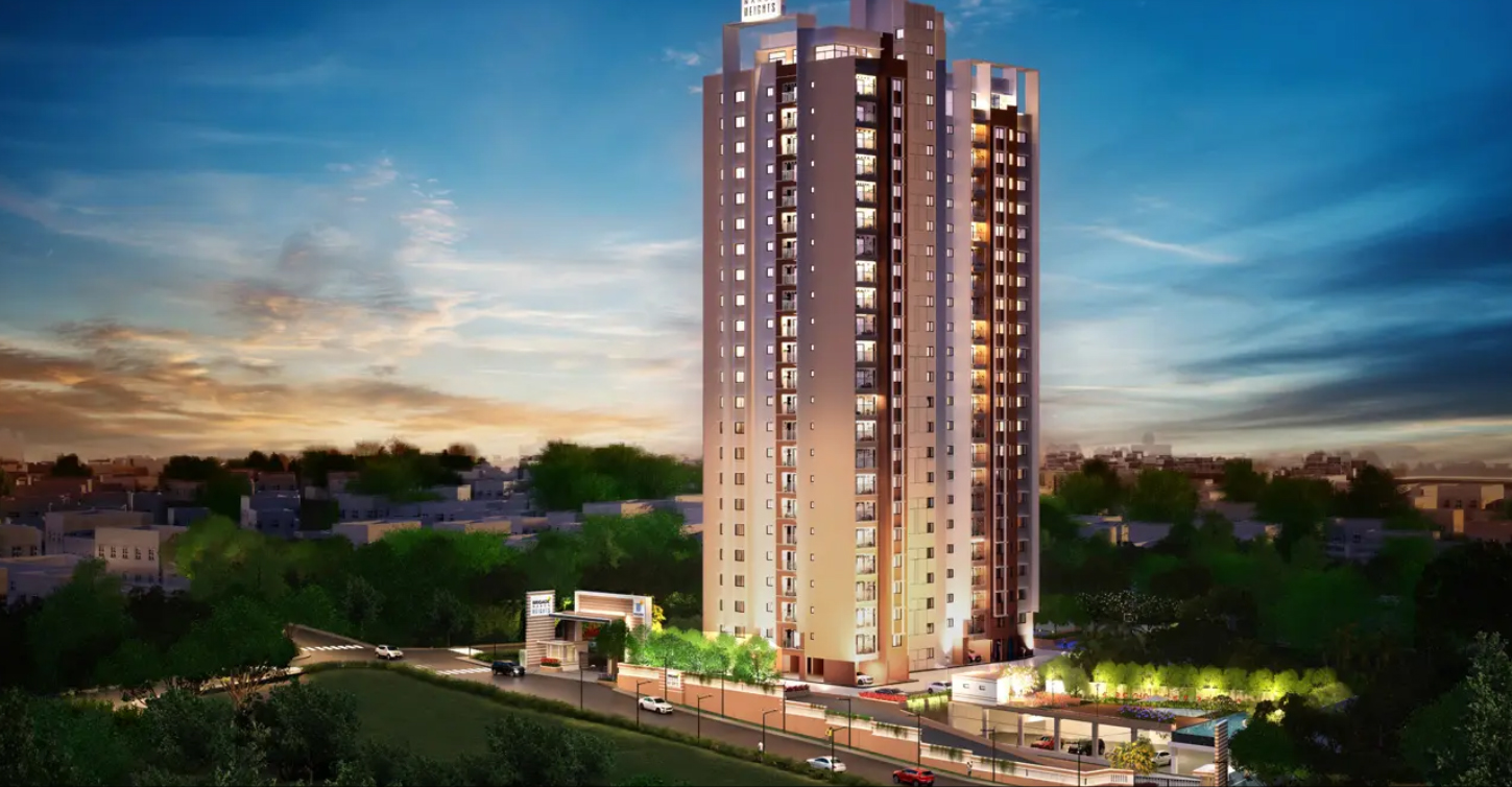3 BHK + Pooja Room 1495 Sq.Ft. Apartment in Brigade Nanda Heights