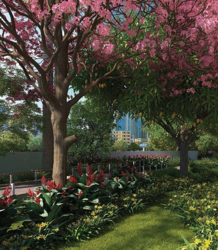 Garden, hubtown-25-south 4 Bedroom 2181 Sq.Ft. Apartment In Prabhadevi Mumbai 8819222