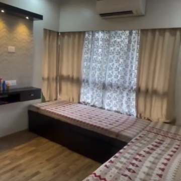 Bedroom in 2 BHK Apartment at The Wadhwa Address Panorama, Kurla West – for Rent