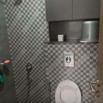 Bathroom in 2 BHK Apartment at The Wadhwa Address Panorama, Kurla West – for Rent