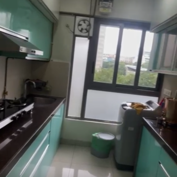 Kitchen in 2 BHK Apartment at The Wadhwa Address Panorama, Kurla West – for Rent