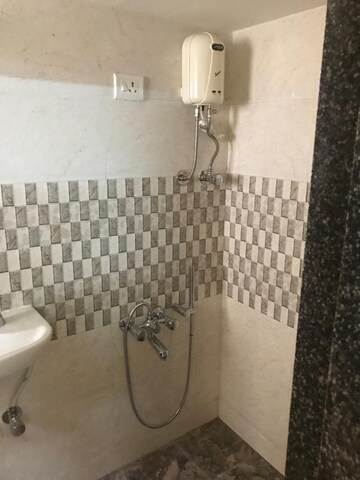 Bathroom in 1 BHK Apartment at Orchid Galaxy Apartments, Vasai East – for Rent