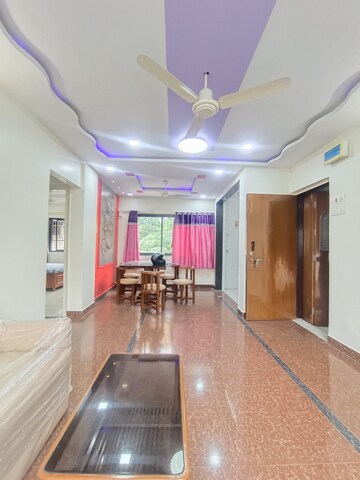 Living Room in 2 BHK Apartment at Ashok Nagar CHS Borivali, Borivali West – for Rent