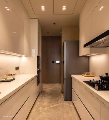 Kitchen in 4 BHK Apartment at Bhoomi Simana, Parel – for Sale
