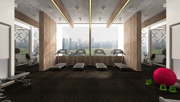 Gym in 4 BHK Apartment at Chandak Cornerstone, Worli – for Rent