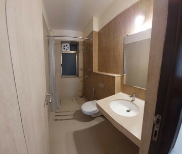 Attached Bathroom in 3 BHK Apartment at Kalpataru Sparkle, Bandra East – for Rent