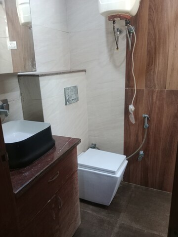 Bathroom in 4 BHK Builder Floor at Ashoka Enclave – for Rent