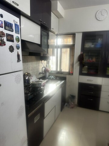 Kitchen in 1 BHK Apartment at Dosti Planet North, Shilphata – for Rent