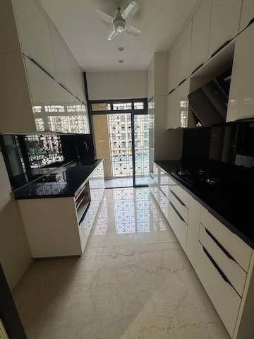 Kitchen in 3 BHK Apartment at Lodha Sterling, Kolshet Road – for Rent