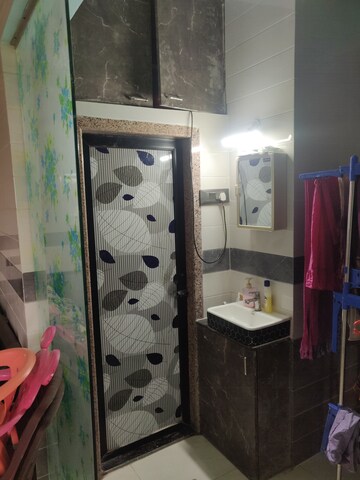 Bathroom in 2 BHK Apartment at Kamothe Sector 17 – for Sale