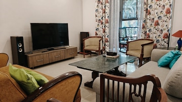 Living Room in 3.5 BHK Apartment at Lapis Lazuli Apartment, Koregaon Park – for Rent