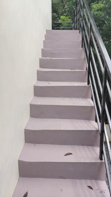 Staircase in 3 BHK Villa at Kazhakkoottam – for Sale