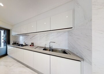 Kitchen in 6+ BHK Apartment at Lodha World View, Worli – for Rent