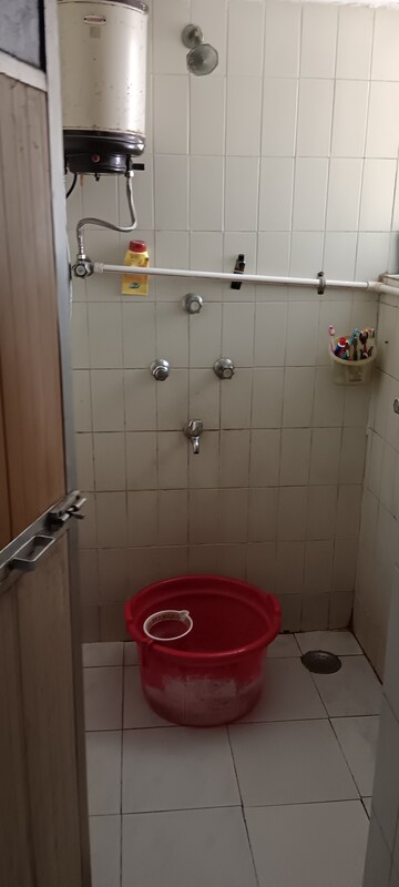 Bathroom in 1 BHK Apartment at Kalyan West – for Rent