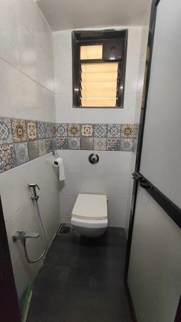 Bathroom in 1 BHK Apartment at Om Yogeshwar, Dahisar West – for Rent