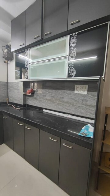 Kitchen in 1 BHK Apartment at Om Yogeshwar, Dahisar West – for Rent