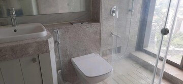 Bathroom in 5 BHK Apartment at Rustomjee Crown, Prabhadevi – for Rent