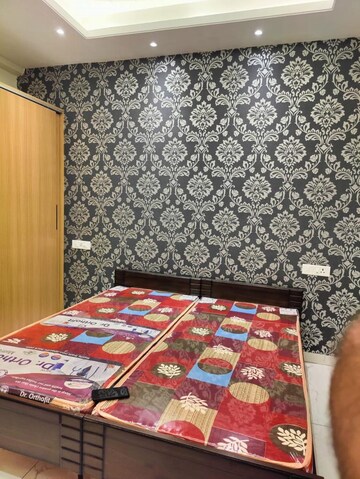 Bedroom in 3 BHK Apartment at Highland Park Chandigarh, Bhabat – for Rent