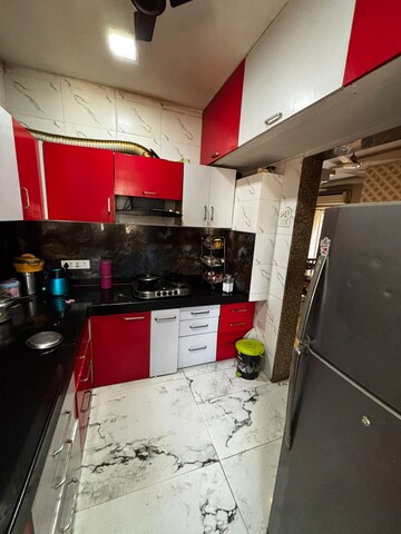 Kitchen in 1 BHK Apartment at Siddhi Highland Park, Kolshet Road – for Rent