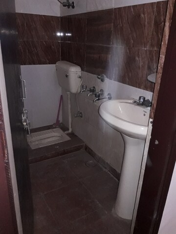Bathroom in 1 BHK Builder Floor at Sai Enclave Niti Khand, Niti Khand – for Rent